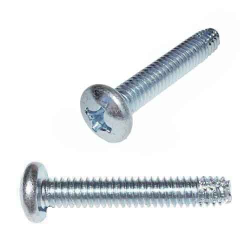 PPTC61 #6-32 X 1" Pan Head, Phillips, Thread Cutting Screw, Type-F, Zinc